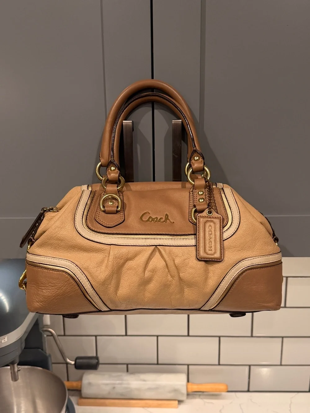Coach 2012 Ashley Leather Spectator Satchel